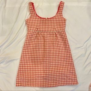 60’s Style Vineyard Vines houndstooth mini dress